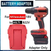 Adapter Milwaukee 18V Li-ion Battery Convert To HILTI B22 22V Battery Wireless Electric Screwdriver Power Tool Converter