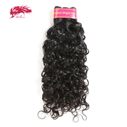Ali Queen 10A Unprosseded Raw Virgin Hair Bundles 1Pcs Whosales Price 30Inch Brazilian Water Wave Human Hair Weave