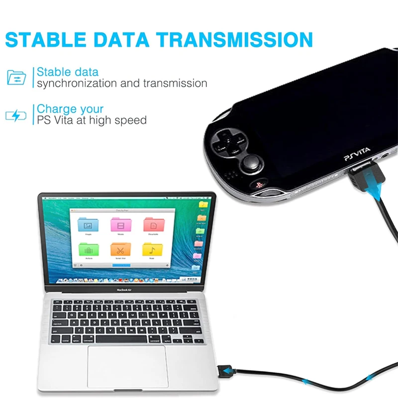 USB Data & Power Charger Cord For PlayStation PSV1000 Charging Cable Line 1.2M For PS Vita 1000 Game Console Power Adapter