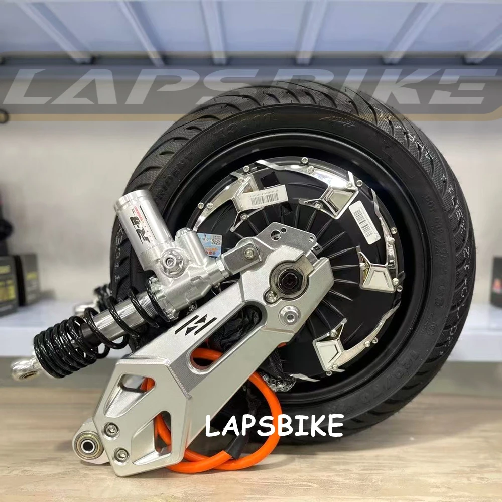 QS 12inch 2000W/3000W Hub Motor E-Bike Rear Wheel Conversion Kit With HH Swingarm Disc Brake & Shock For Ninebot E/N/M Serie