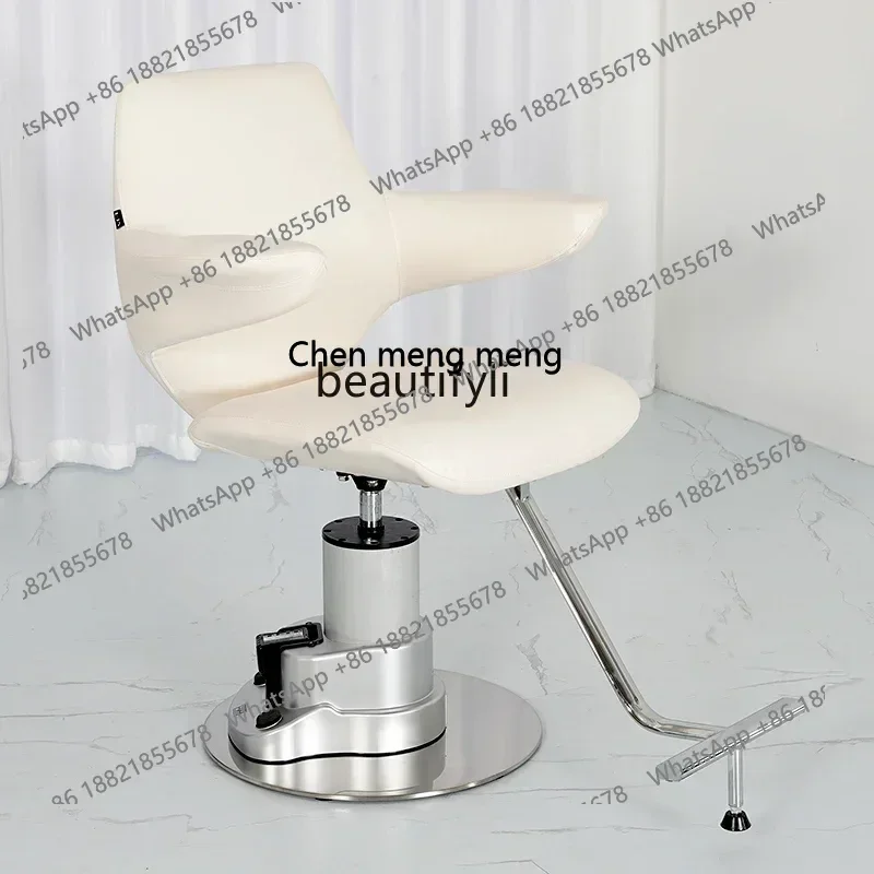 كرسي صالون الشعر الراقية xx1، مقعد قص الشعر البسيط الخاص لصالون الحلاقة الكهربائي والصباغة والكي #5