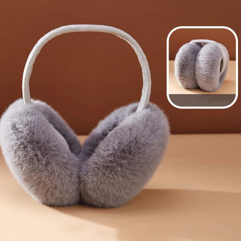 Warm Earmuffs Women Winter Ear Muffs Faux Fur Warm Earmuffs Lady Girls Plush Ear Warmers Outdoor Ear Covers Headband