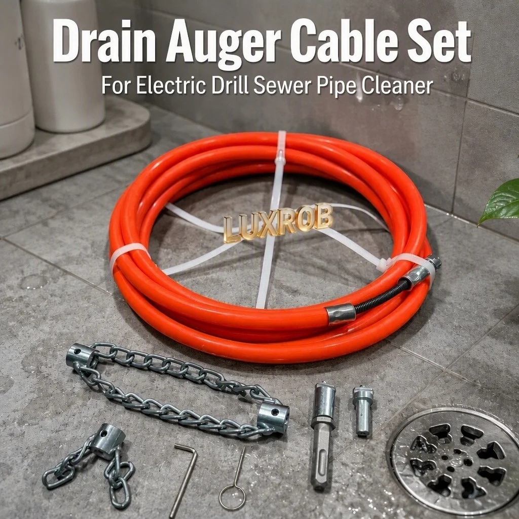 drain-auger-cable-set-8mm-solid-shaft-pe-pipe-for-electric-drill-sewer-cleaner-galvanized-chain-drain-snake-clog-remover-tool