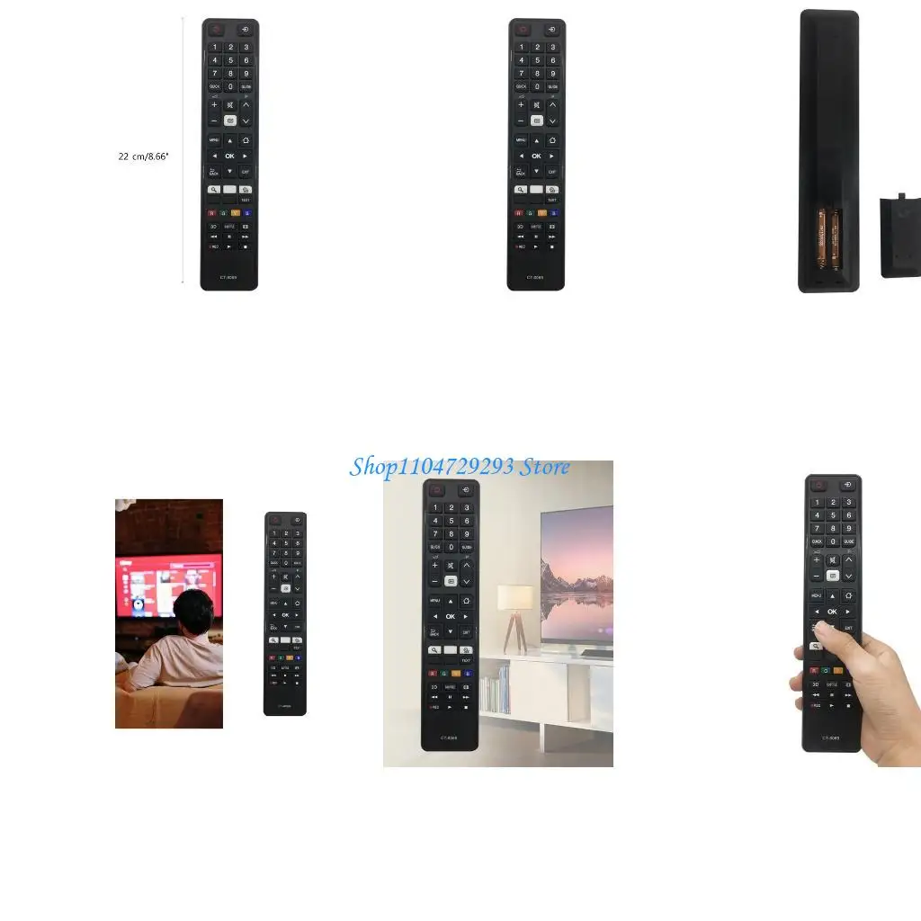Y2GD Versatile Remote Control CT8069 No Programming Required for 43L3653DB Repair