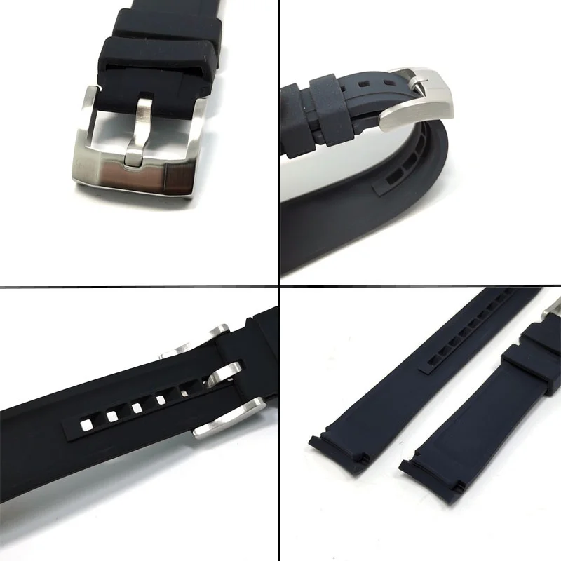 Rubber Watch Strap for Citizen 18mm 20mm 21mm 22mm Curved End Universal Replacement Watch Band Women Men Sports Strap Bracelet