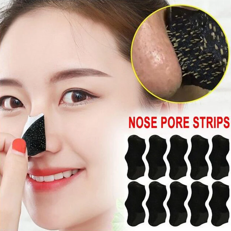 Unisex Blackhead Remove Mask Peel Nasal Strips Deep Cleansing Shrink Pore Nose Black Head Remove Stickers Skin Care Mask