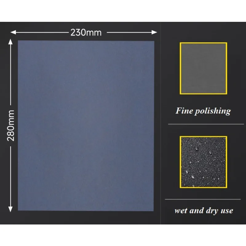 Sandpaper 80 120~600 800 1000 1200 1500 2000 2500 3000 5000 7000 10000 Grit Sand Paper Water/Dry Sanding Paper Abrasive Tools