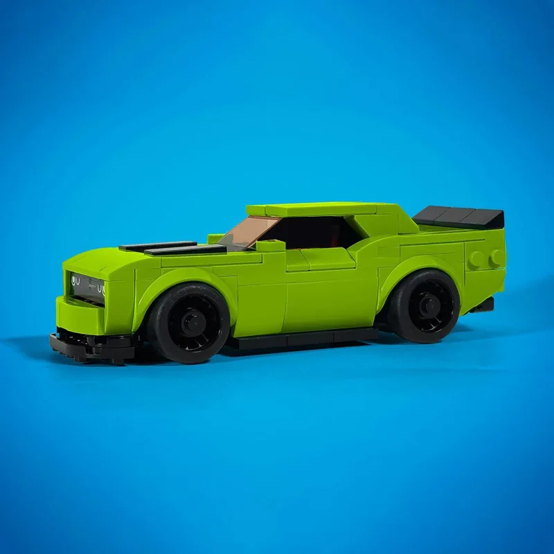 223 PCS Supercar Bob & Weave Challenger MOC Customize Modular Building Block Popular Kids Creative Design DIY Birthday Toy Gift