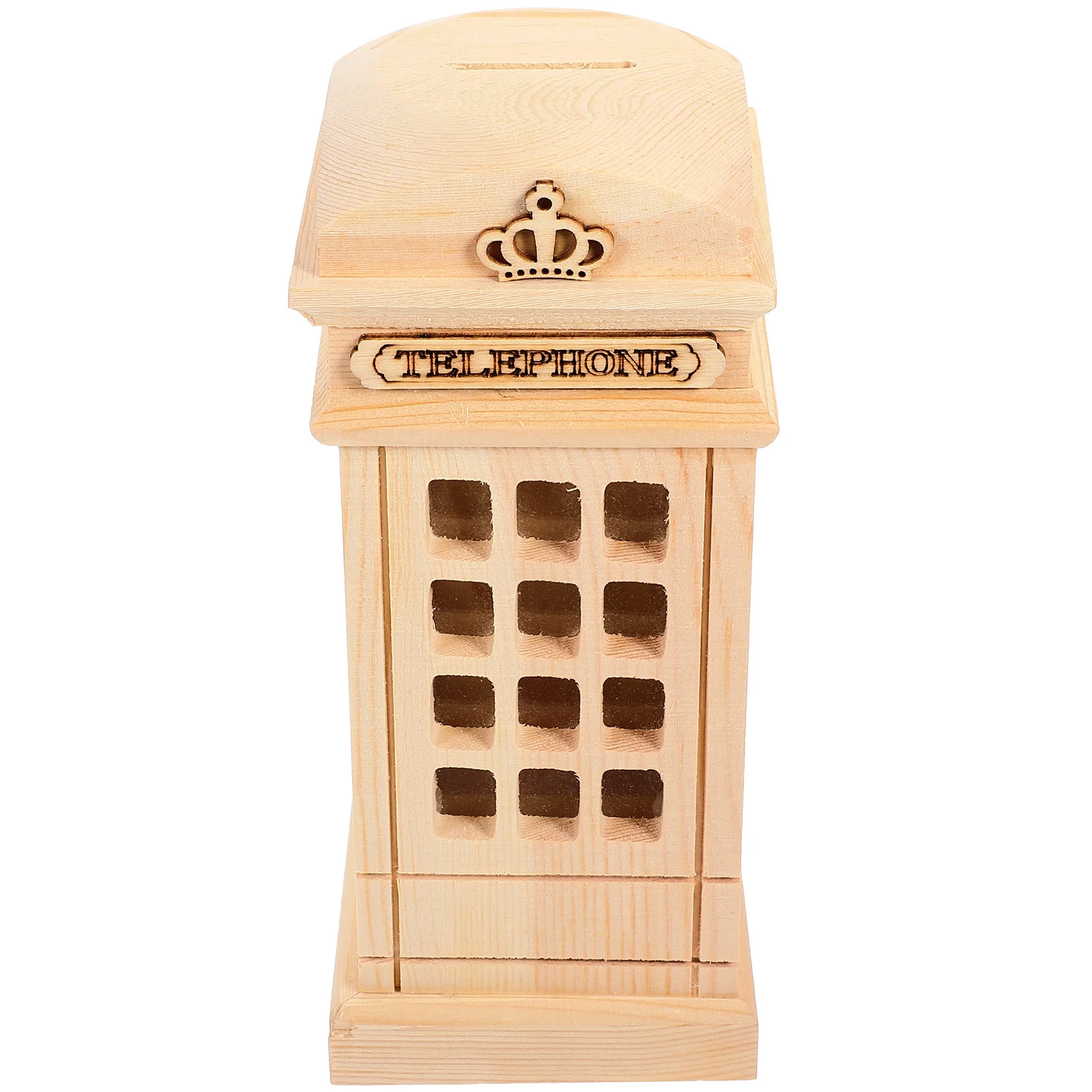 لطيف كشك الهاتف على شكل وعاء المال دهان داي الحرف غرفة الاطفال الديكور ملحق توفير البنك #6