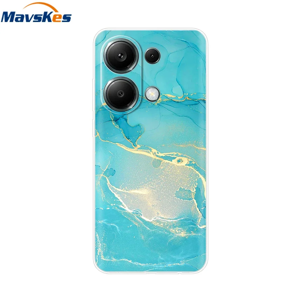 For Xiaomi Redmi Note 13 4G Case Note13 Cover Soft Clear Silicone TPU Back Case Funda For Redmi Note 13 Pro 4G Phone Cases Coque