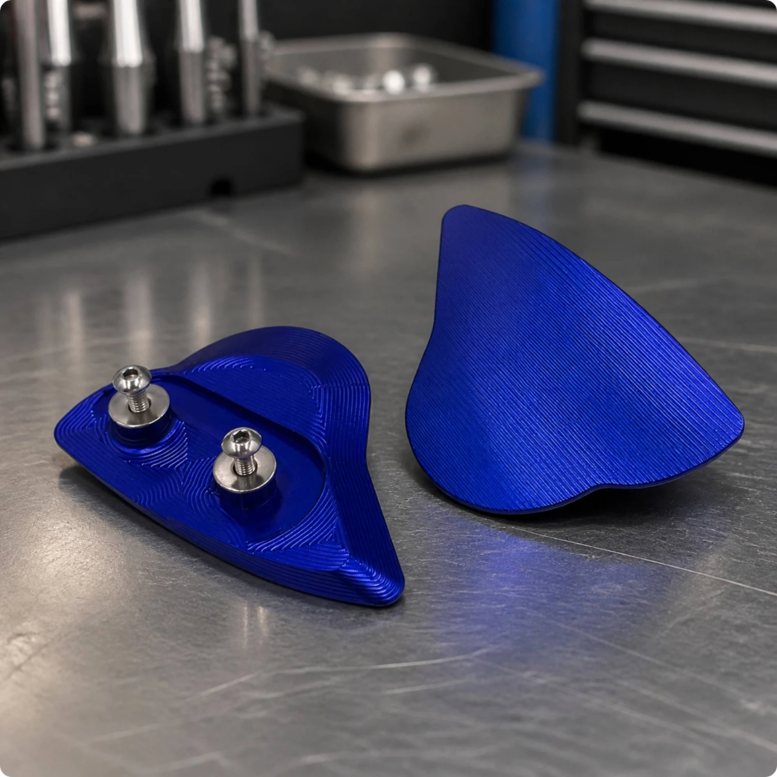 YZF-R6 Mirror Base Covers Contoured YZF-R7 Mirror Mount Covers Sleek Easy to Install for Sport Bike Riders