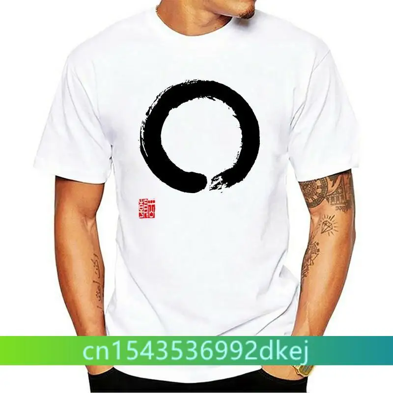 Japanese T Shirt Enso Circle Japan Calligraphy Buddhism Buddhist Yoga Zen Ensou