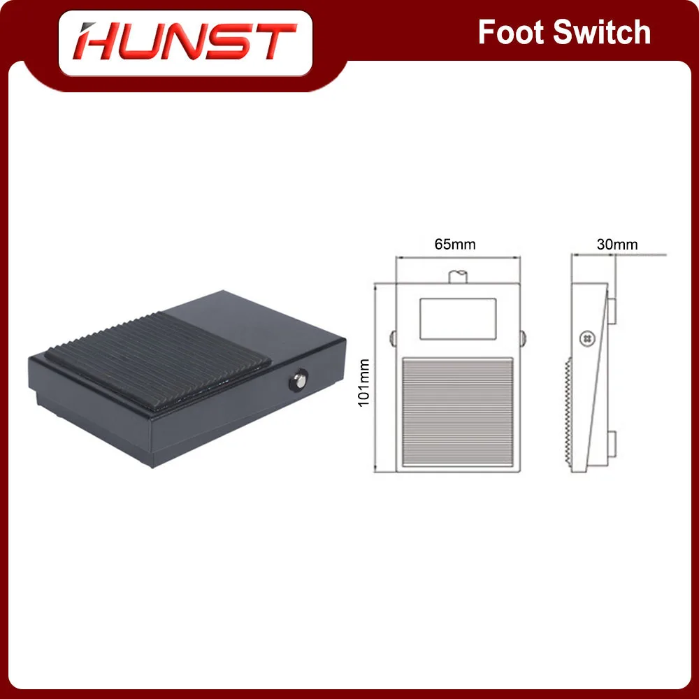 Hunst Metall fuß schalter TFS-1 10a 250vac Leitungs länge 1,9 m selbst rück stellendes kleines Pedal