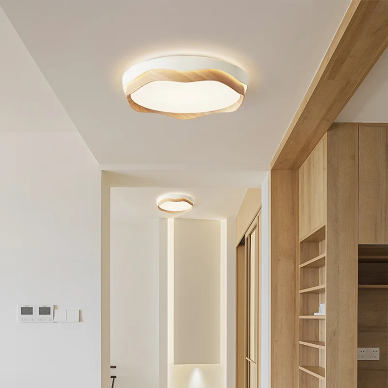 Cream wind aisle light Entrance corridor Cloakroom light Full spectrum eye protection Modern simple balcony ceiling light