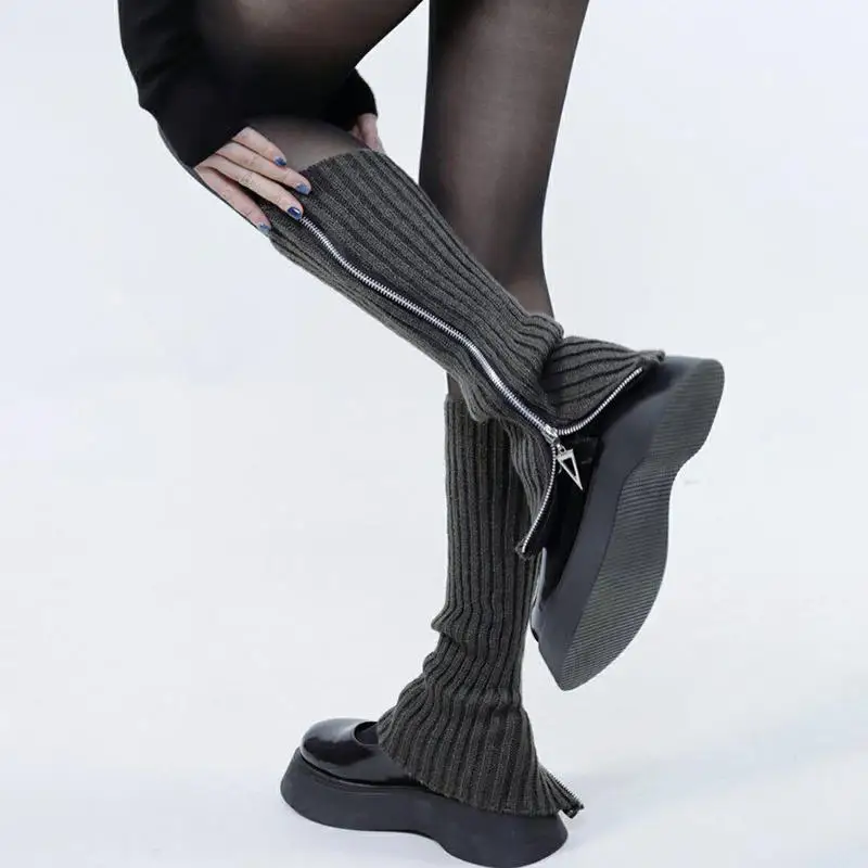 

Women Winter Lolita Leg Warmers Socks Female Knitted Warm Foot Cover Warmer Lady Autumn Crochet Heap Heap Socks Boot Cuffs