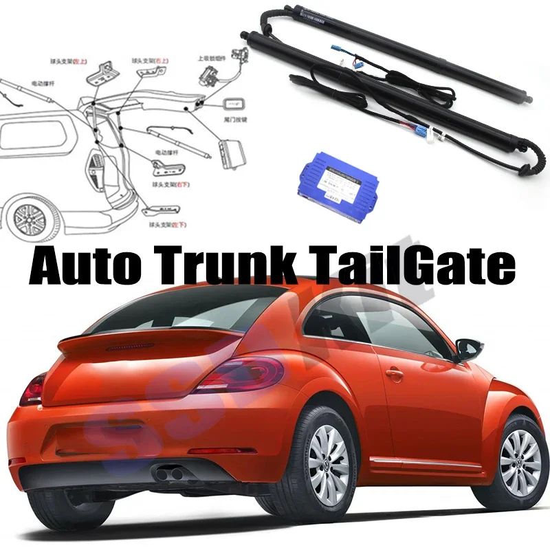 For Volkswagen VW New Beetle Bjalla Car Power Trunk Lift Electric Hatch Tailgate Tail Gate Strut Auto Rear Door Actuator