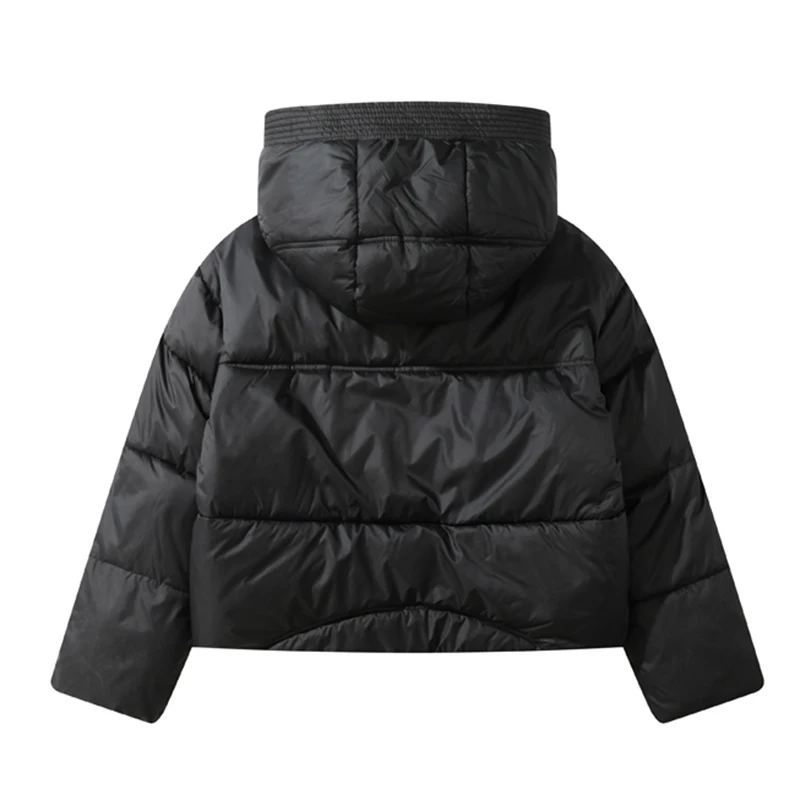 Fashion New Black Winter Coat Casual Women Parkas Clothes Hooded Stylish Autumn Jacket Female Outerwear Short Overcoat 2023 New