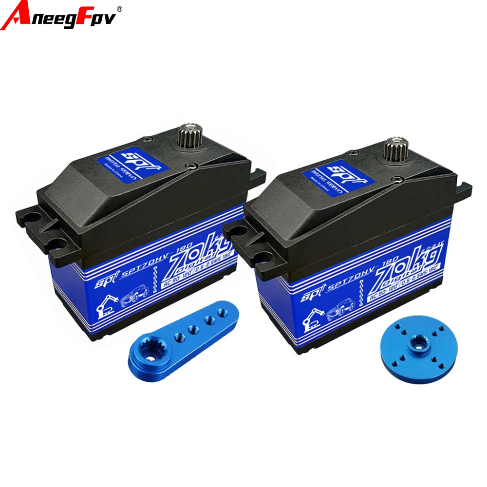 SPT70HV 270/180 °70kg Metal Gear High Speed Large Torque Digital Servo for Robot Arm 1:5 Traxxas X-MAXX ARRMA KRATON BAJA RC Car