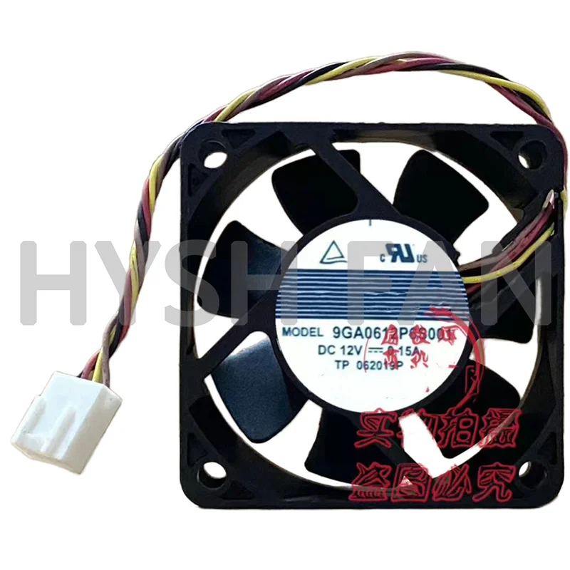 Ventilador de refrigeração do inversor, 9GA0612P6S001, 12V, 0.15A, 6020