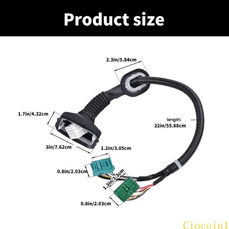 

Y1UB Reliable Left Driver Side Harness for 32757STXA01 with Stable Power Transmission