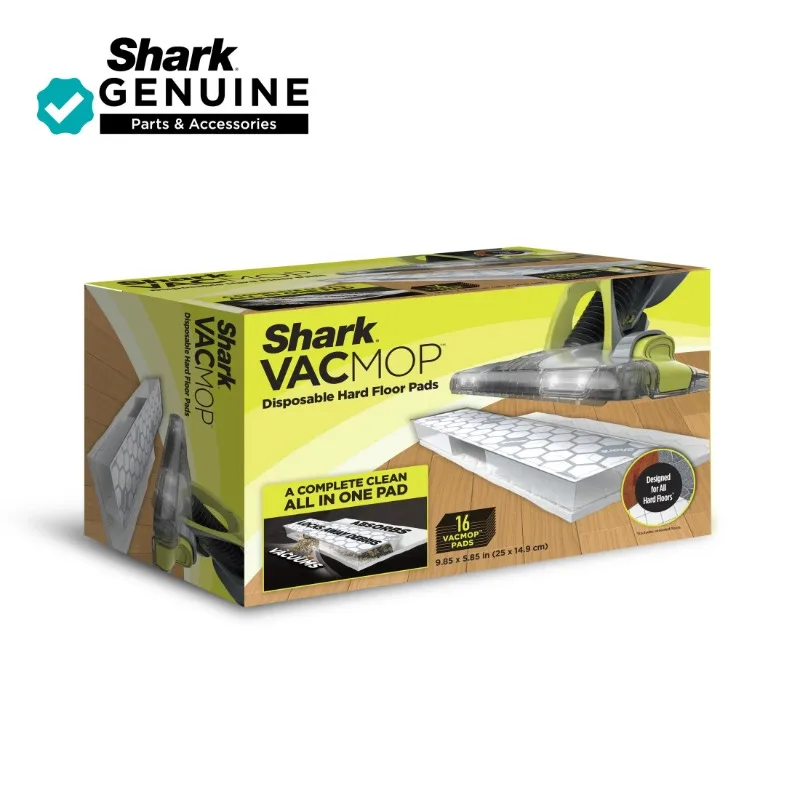 Shark VACMOP Cordless Hard Floor Vacuum Mop with (2)Disposable VACMOP Pads, VM200 &  Shark VACMOP Disposable Hard Floor