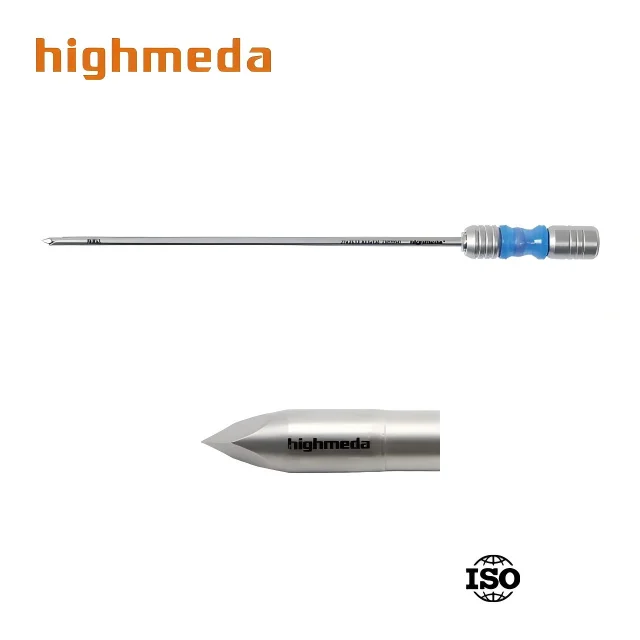 Highmeda Microsurgical Instrument 2.5mm Laparoscopic Simple Puncture, Stainless Steel, Manual, Reusable ISO13485 Certified Class