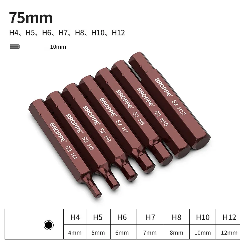 Variant: 75mm 7pcs