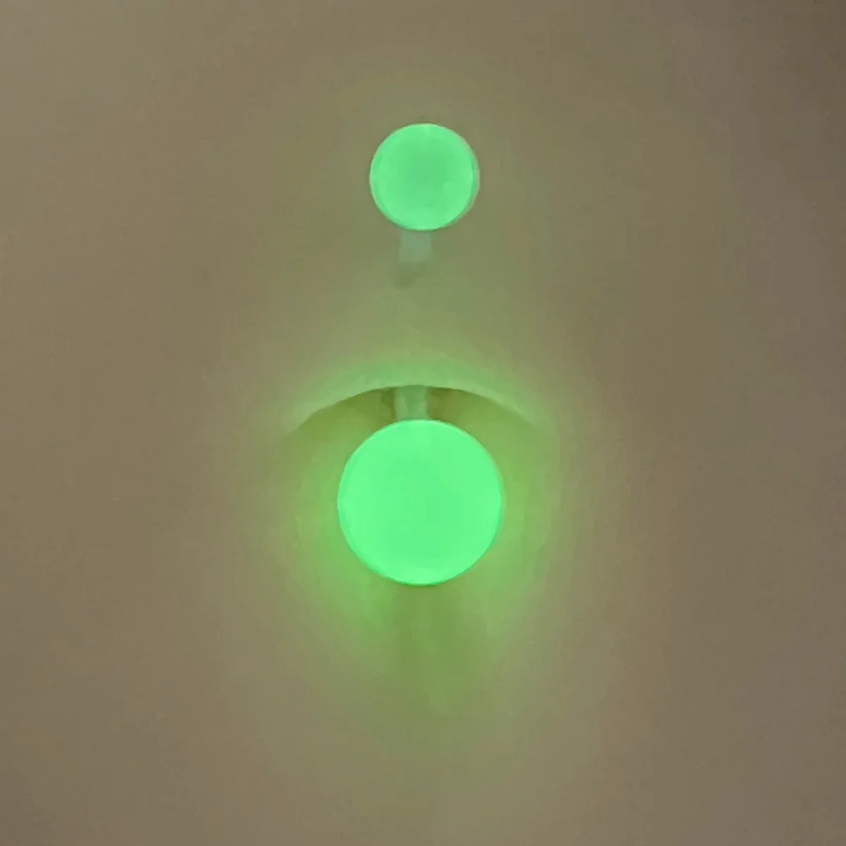 60pcs glow-in-the-dark Body Piercing Kit Navel Eyebrows Lip Tongue Nose Piercing Ring Barbell Body Jewelry for Women Men