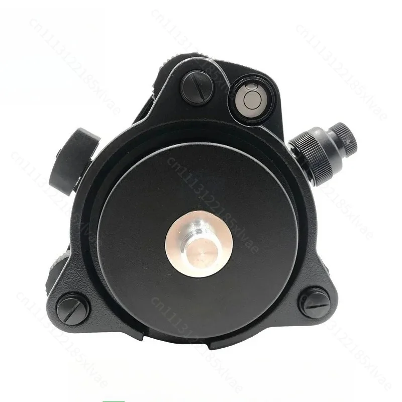 Black Tribrach With Optical Plummet Fixed Adapter With 5/8X11 Thread For Total Station GNSS Full Set