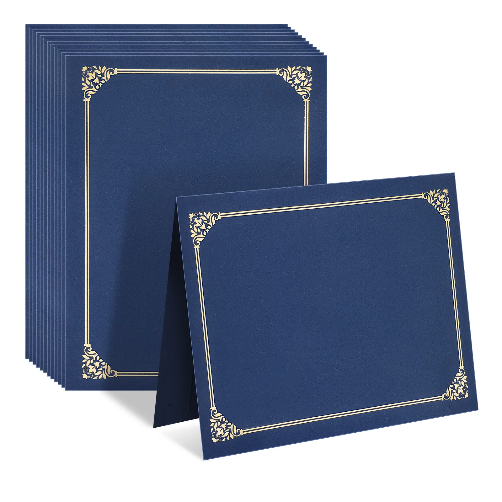 

Набор из 30 обложек для дипломов и сертификатов с фольгированной окантовкой, прочные бумажные рамки для выпускных наград, для офисных церемоний и документов