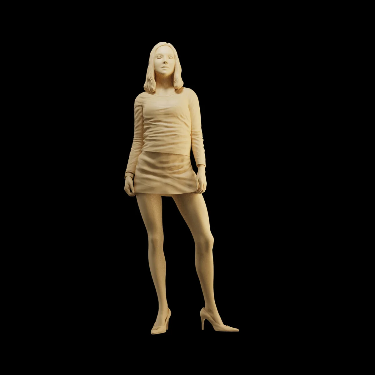 3D 인쇄 1/64 1/43 1/35 아름다움 역할 소녀 그림 디오라마 미니 인형 장면 크리 에이 티브 사진 소품 입상 모델 디스플레이