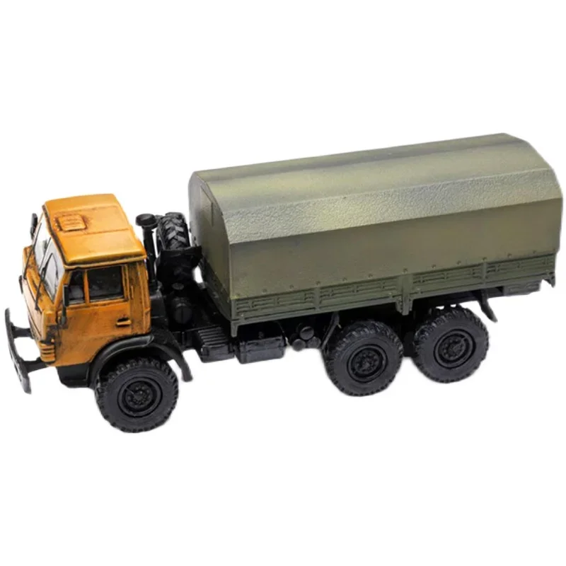 Classic Transport Vehicle ABS Simulation Model Toy for 1/72 Scale Russian Kamaz 43101 Truck Model Engineering Vehicle Painting