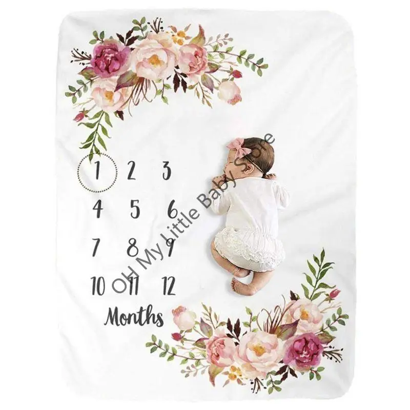 

M76C Milestone Оболочные новорожденные Фотография Фотография реквизит мультфильм венок для малыша