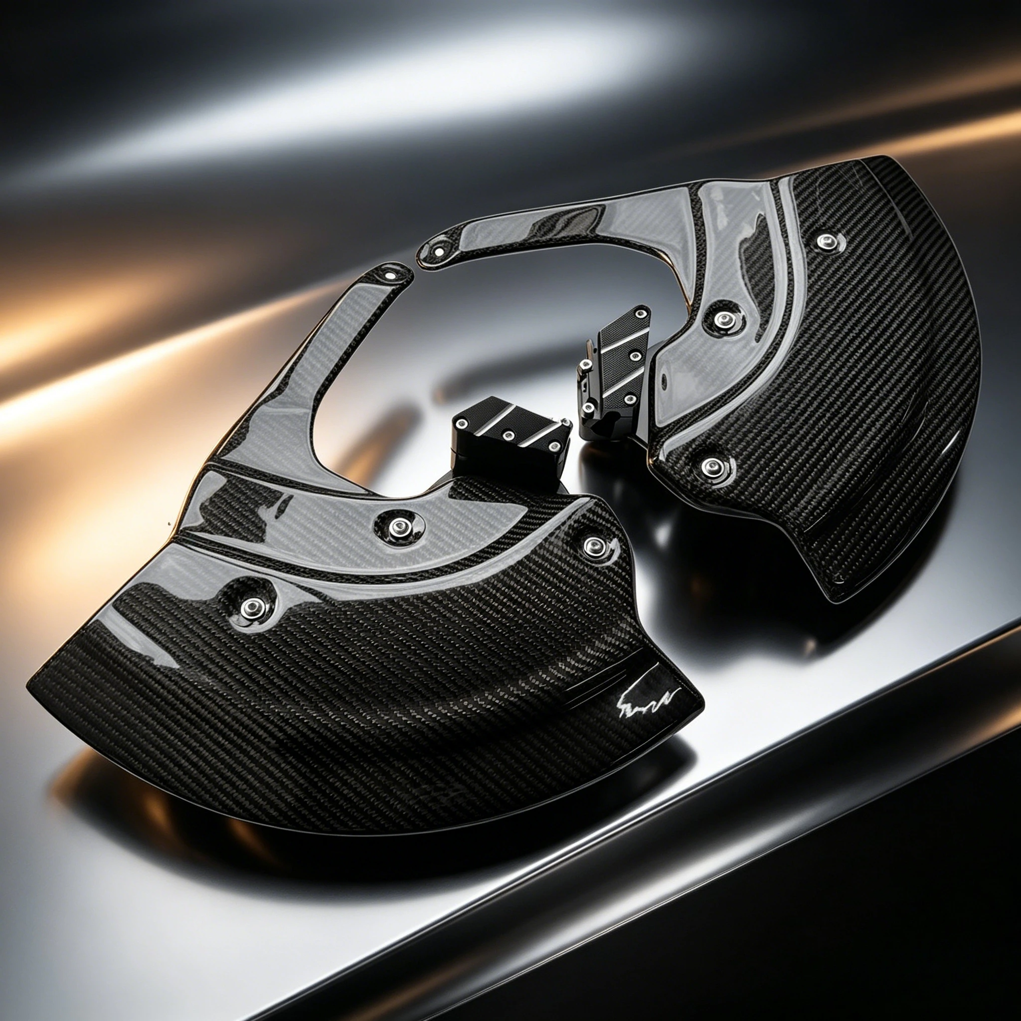 Motorcycle Carbon Fiber Brake Disc Anti-Scratch Shield Exteriorcover for BMW S1000R S1000RR M1000RR 2019-2024