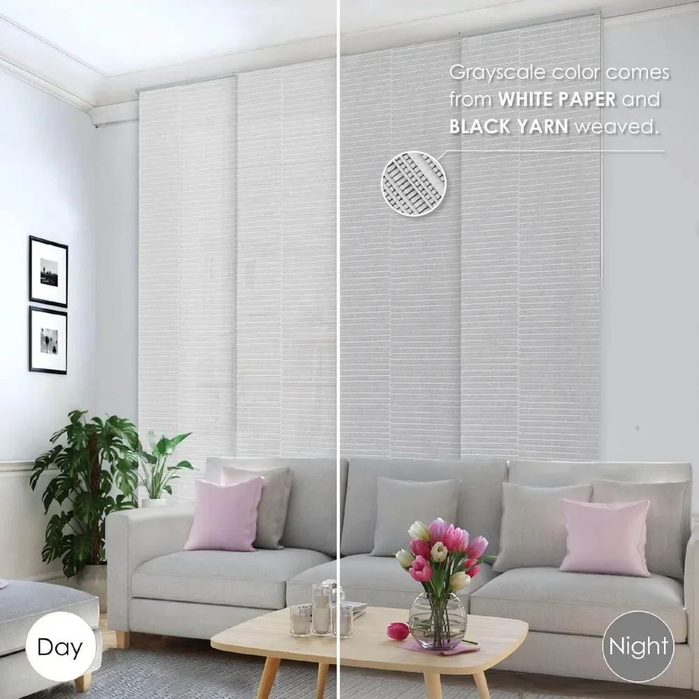 GoDear Design Adjustable Sliding Door Blinds 45.8