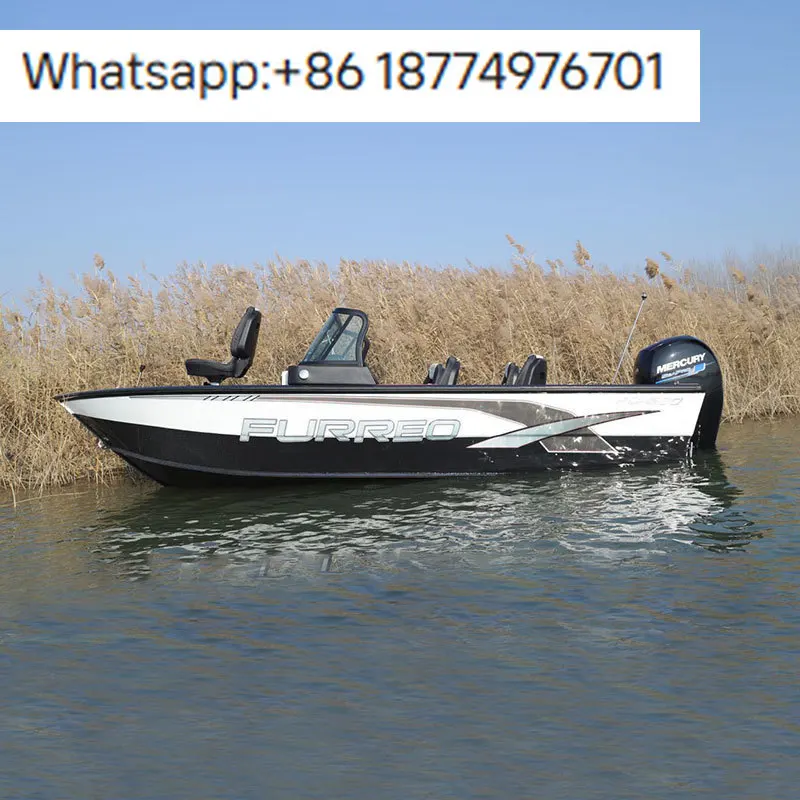 Classic Aluminum Deep V Outboard Fishing Boat for Sport & Leisure Bass Lure Boat with Tracker for Sale