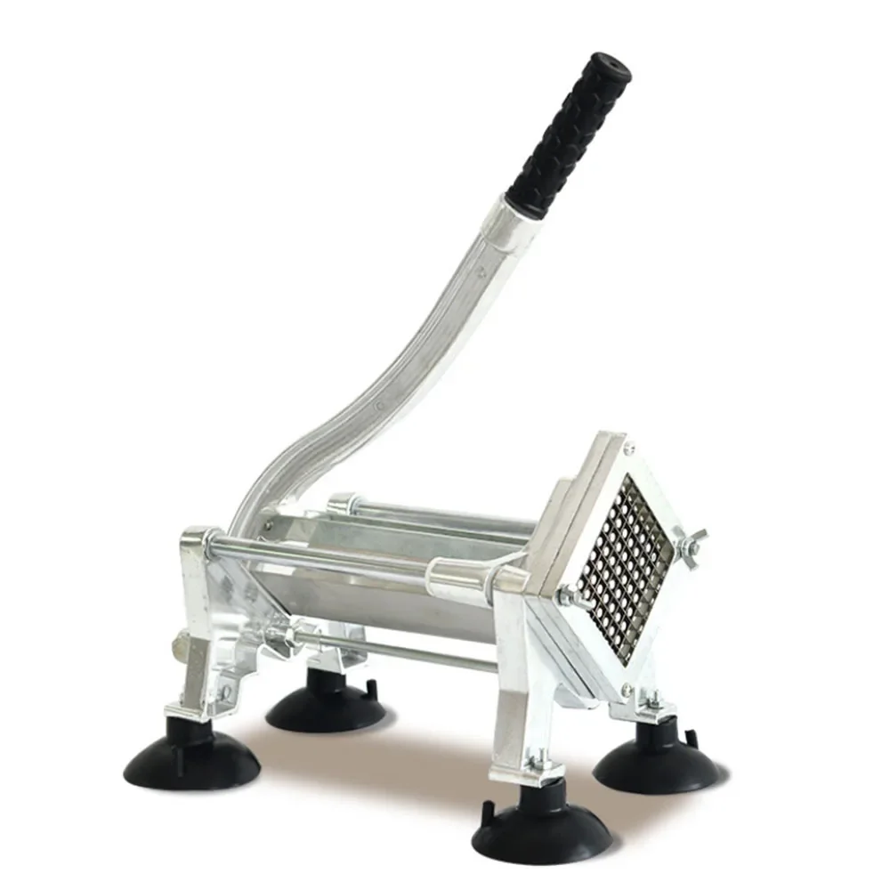 French Fry Cutter Manual Potatoes Cutting Machine Commercial Slicer Vegetables Fruits Chopper Heavy Dicer Includes 1