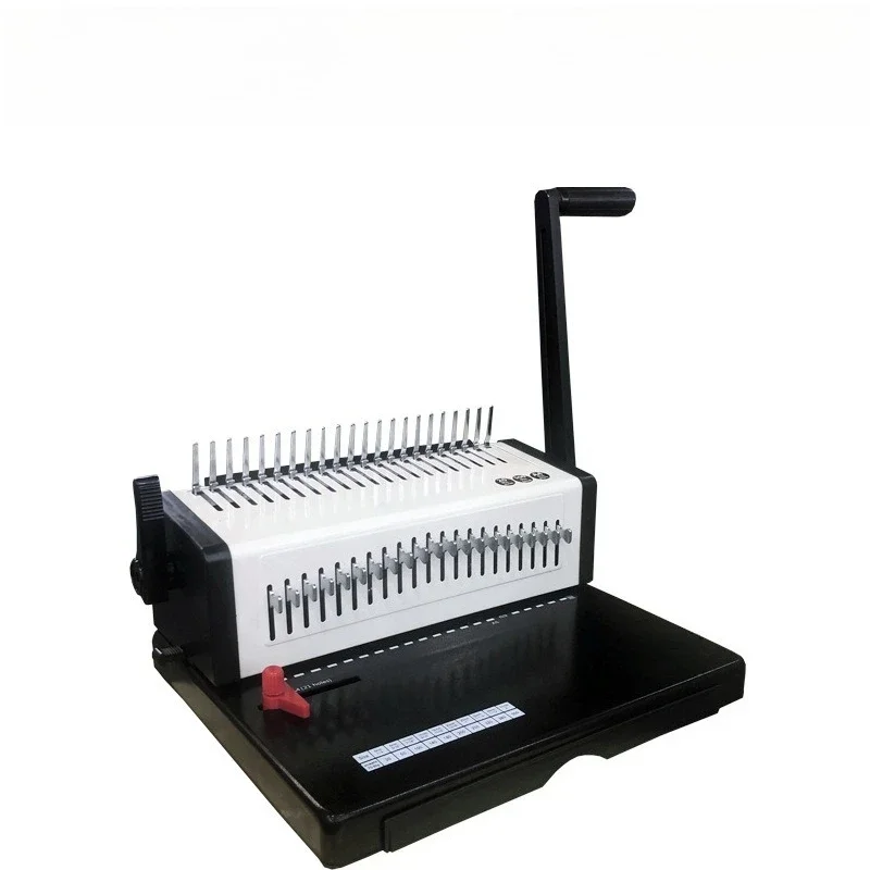 Rubber ring clip binding machine, punching machine, comb machine