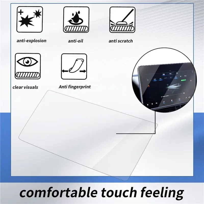 AA08-For MG HS 2018 2019 2020 10.1-Inch GPS Navigation Touch Screen Protector Display Tempered Glass Film