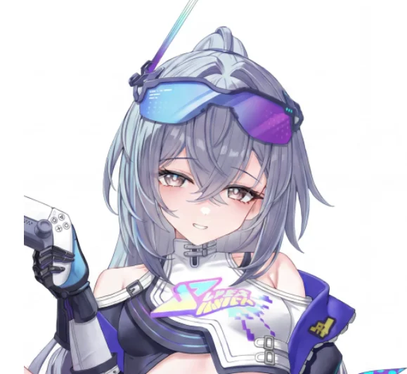 

Japanese Anime Honkai：Star Rail Silver Wolf Acrylic Stand Figure Model Plate Cosplay Collection Desktop Decor Gifts JM