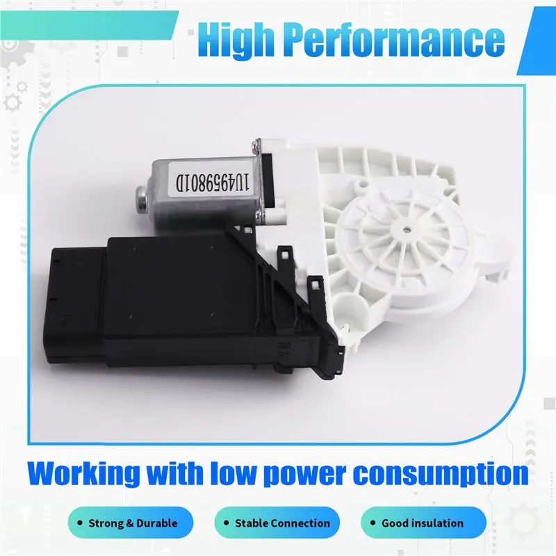 For Skoda Octavia 2001-2011 Replacement Window Regulator Motor- Front Door Motor Assembly Included Front Left 1U4959801D
