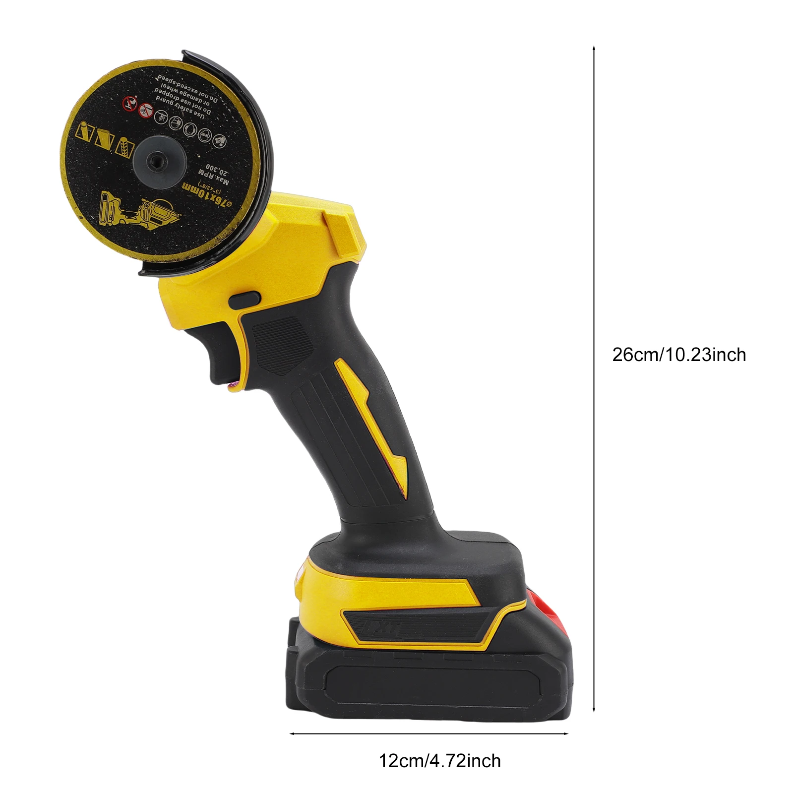 طاحونة زاوية صغيرة 21 فولت لاسلكية 18000 دورة في الدقيقة أداة تجليخ كهربائية مع 2 قطعة بطارية قابلة للشحن متعددة الوظائف مقاومة للغبار #6