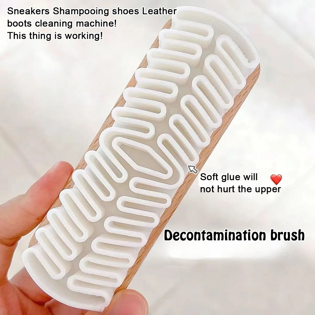 Suede shoe brush fuzz canva cleaning brush Household multi-functional shoe soft brush decontamination anti-deerskin  velvet brus