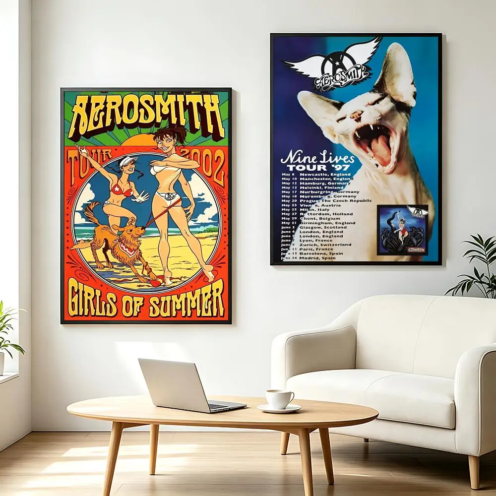 band Aerosmith Poster  Poster HD Printing Fresh and Nordic Home Decor Wall Art for the Living Rooms Hallways Gift Giving