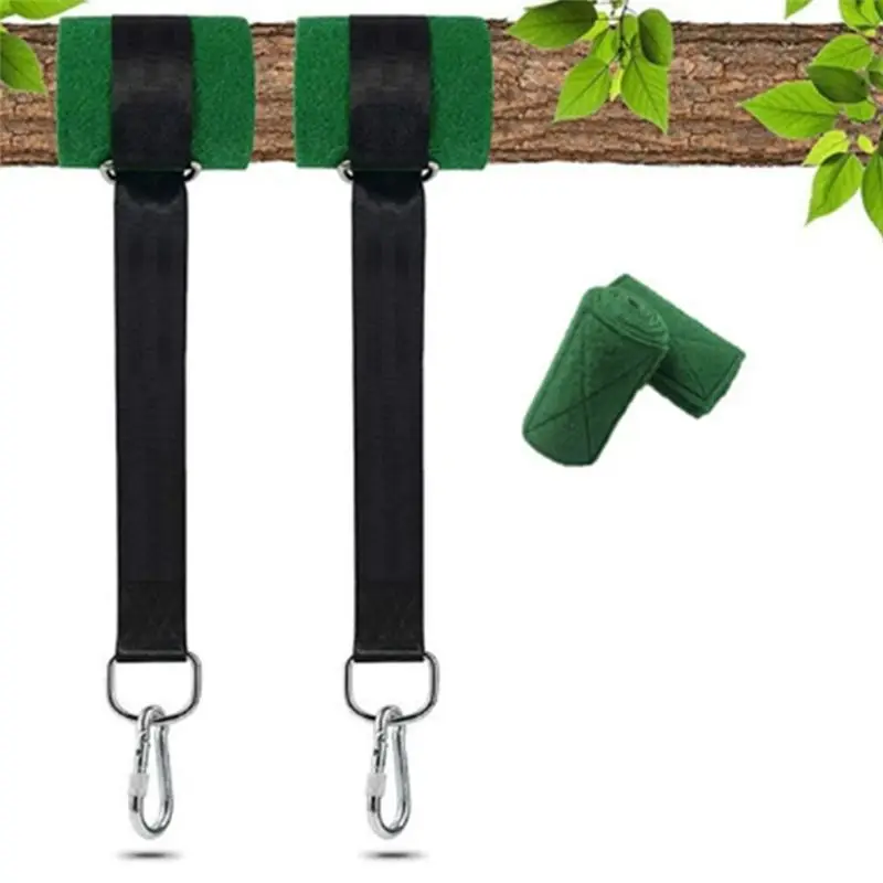 NEW HOT In Stock-4Pcs Tree Protectors For Slacklines Ziplines Hammocks 2M Tree Swing Trunk Protector Guards Non Slip Felt Wrap