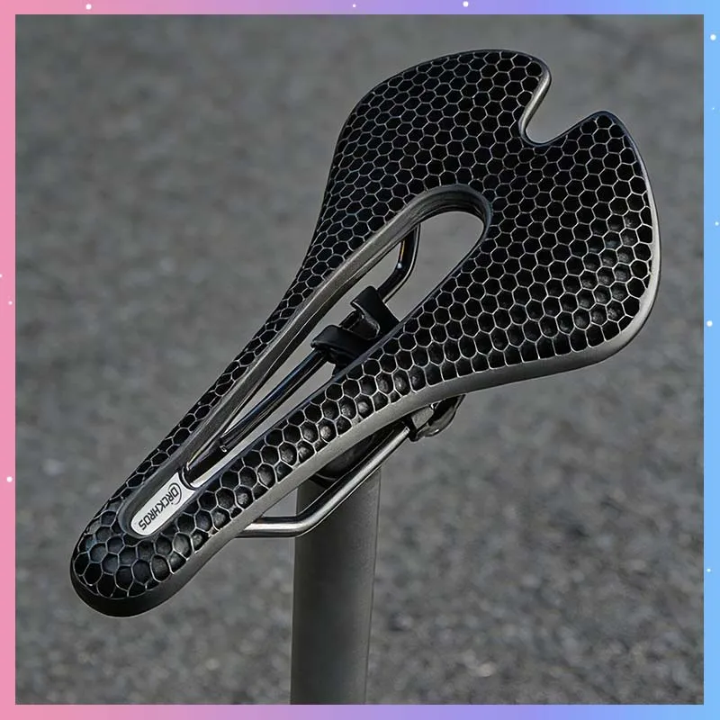 

Bicycle Saddle 3D Honeycomb Shock Absorption Hollow Breathable Comfortable Mountain Bike Road Bicycle Cycling Seat For Adult