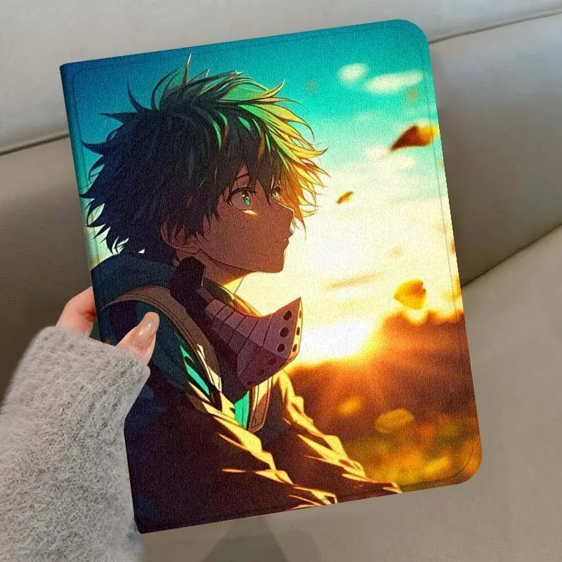 حافظة كمبيوتر لوحي My Hero Academia مشهورة لهاتف سامسونج جالاكسي تاب A7 A A8 A9 A11 S6 S11 10.1 10.4 10.5 بوصة Lite PLUS