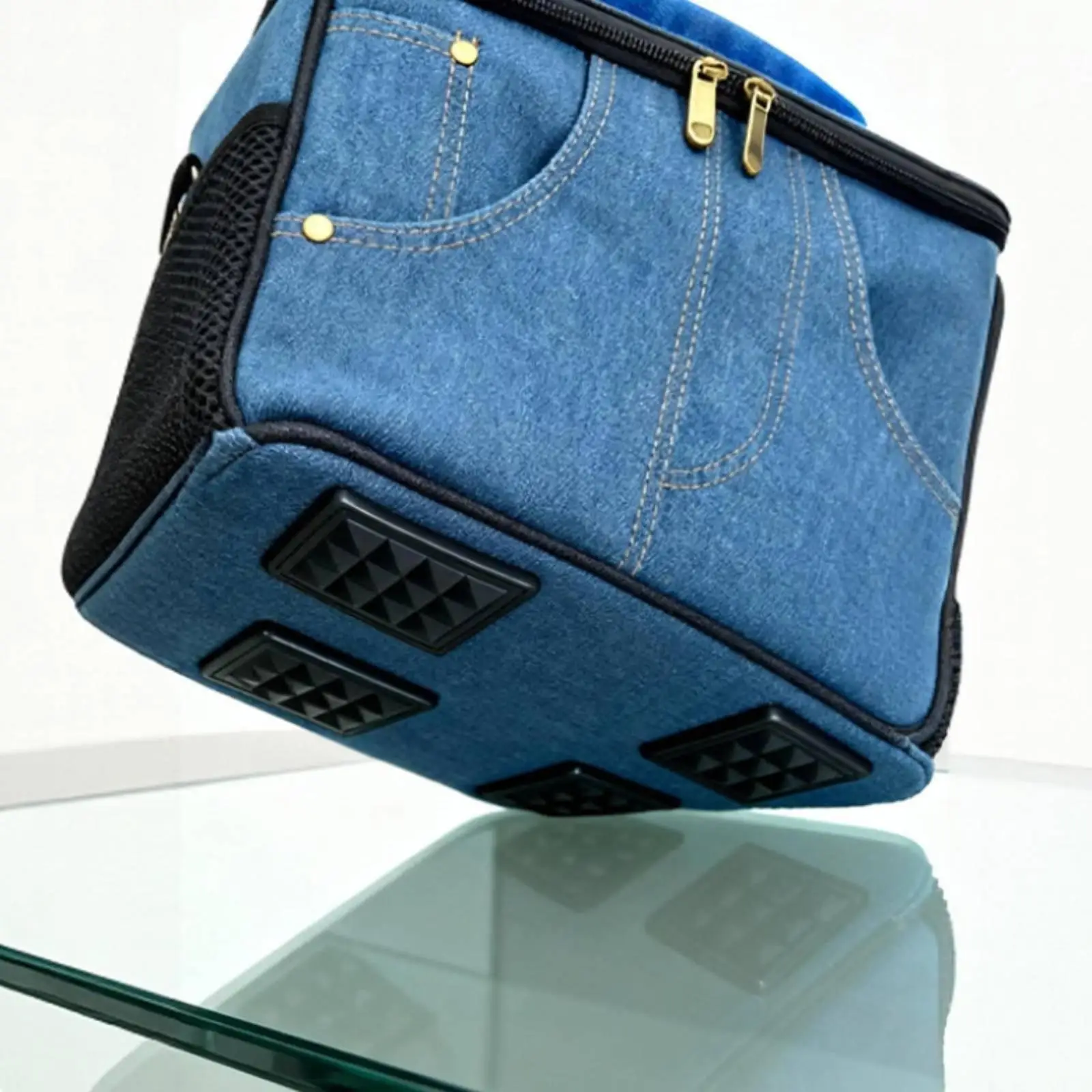 Guitar Amplifier Carrying Bag Shoulder Strap Compatible Denim Style amps Storage