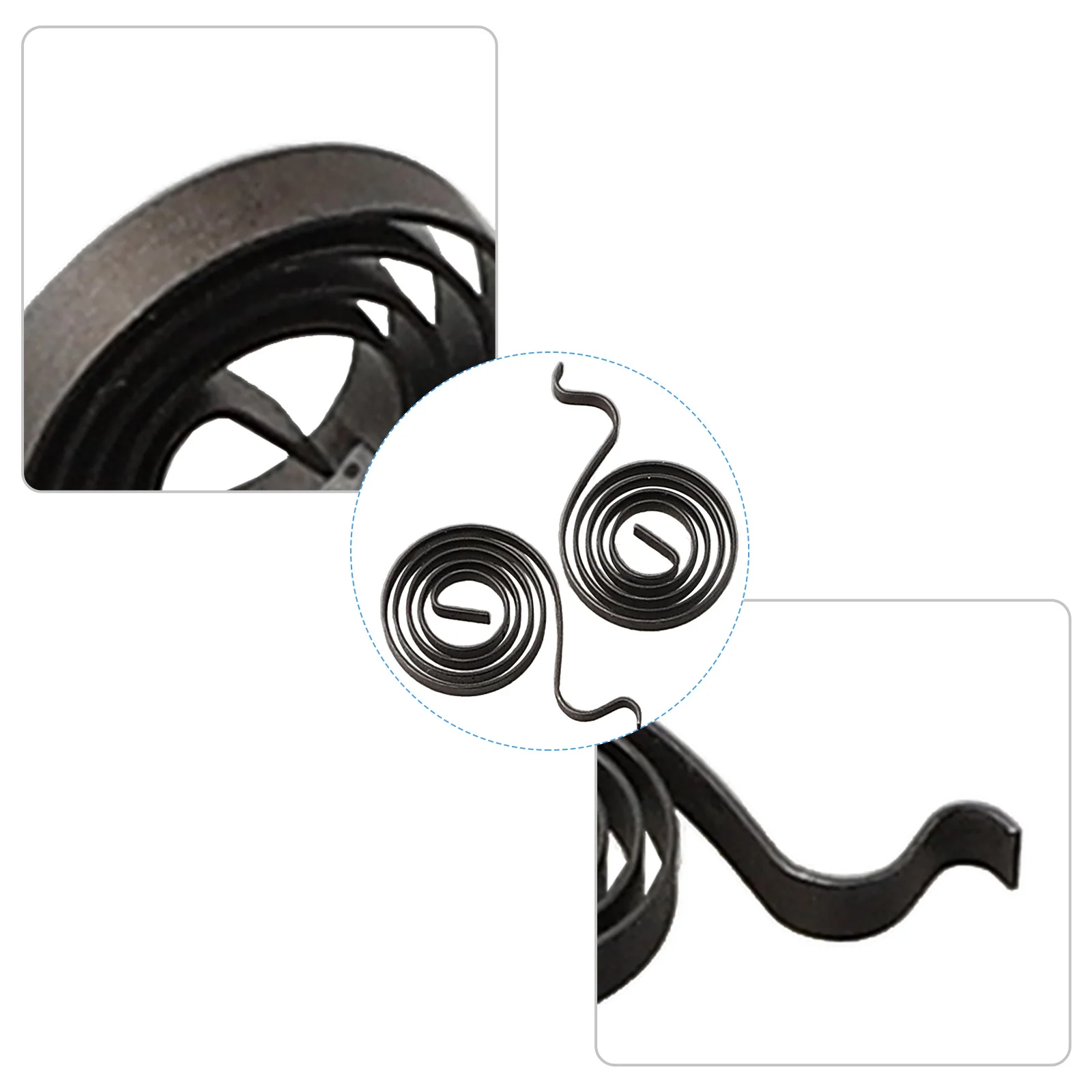 For Bosch GWS6-100 Springs Spare Parts Holder Spring Replacement 1 Pair 22.5 X 12 X 2.5mm Accessories Carbon Brush