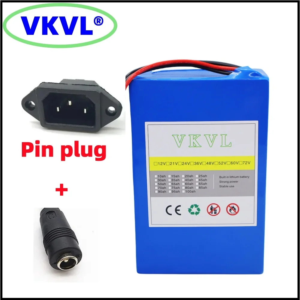 VKVL36V24Ah battery pack 1000W high-power ultra long endurance battery 10S8P36V24000mAh high-power lithium battery+42V charger